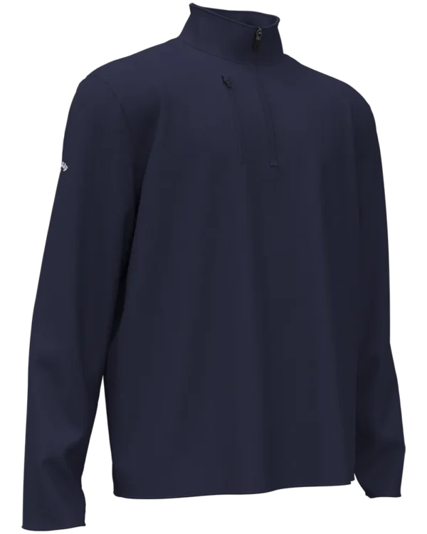 MID-WEIGHT DIAMOND QUILTED FLEECE 1/4 ZIP