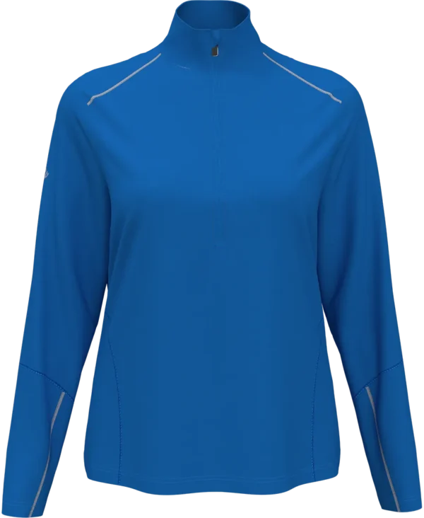 LADIES WATER REPELLENT 1/4-ZIP PULLOVER
