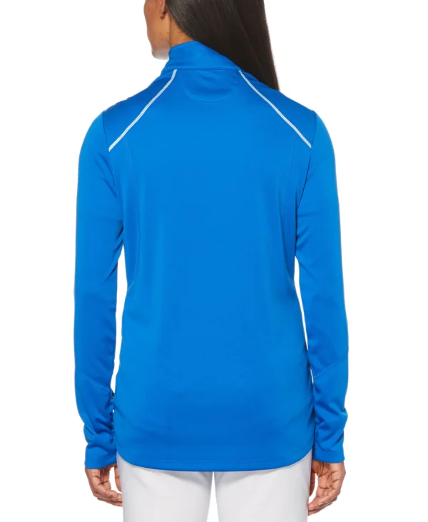 LADIES WATER REPELLENT 1/4-ZIP PULLOVER