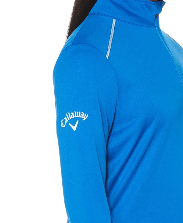 LADIES WATER REPELLENT 1/4-ZIP PULLOVER