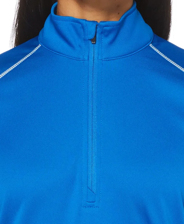 LADIES WATER REPELLENT 1/4-ZIP PULLOVER