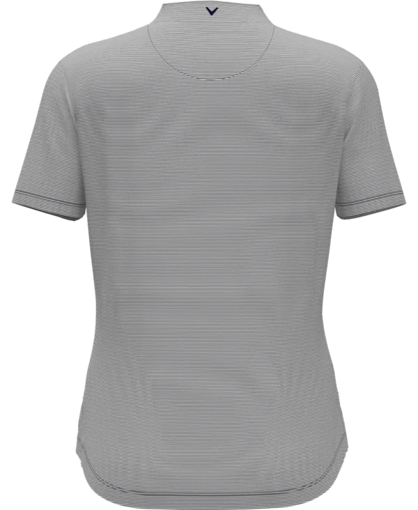 LADIES FINE LINE STRIPE POLO