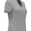 LADIES FINE LINE STRIPE POLO
