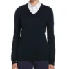 LADIES V-NECK MERINO SWEATER