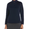 LADIES DIAMOND QUILTED FLEECE 1/4-ZIP
