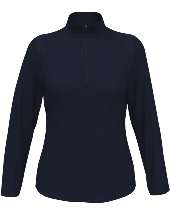 LADIES DIAMOND QUILTED FLEECE 1/4-ZIP