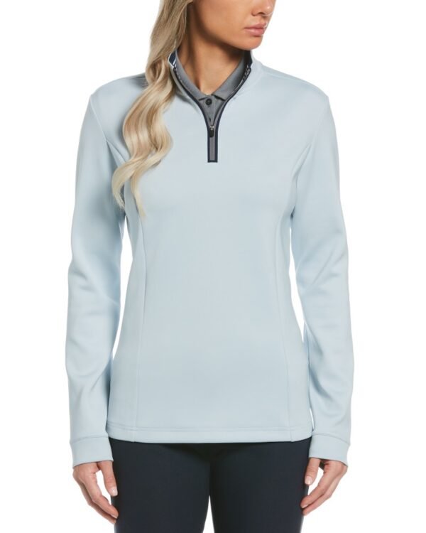 LADIES CLUBHOUSE MOCK PULLOVER