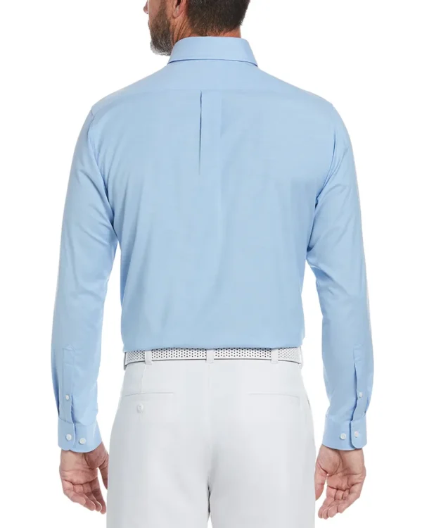 HEATHERED WOVEN SHIRT