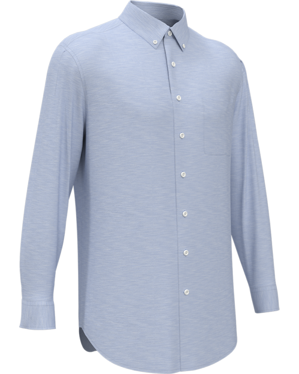 HEATHERED WOVEN SHIRT