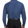 BIG & TALL HEATHERED WOVEN SHIRT