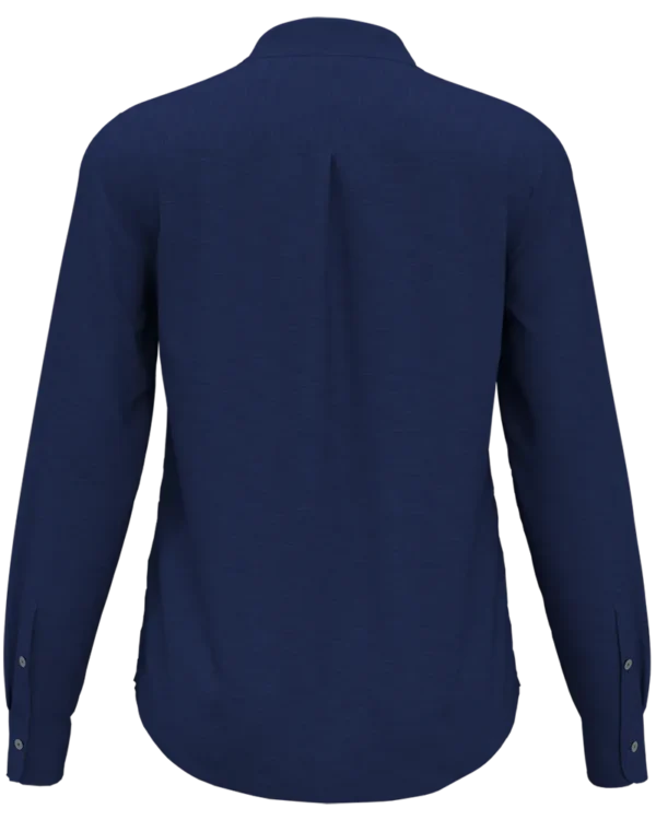 PEW107_459_alt1 (1) LADIES HEATHERED WOVEN SHIRT