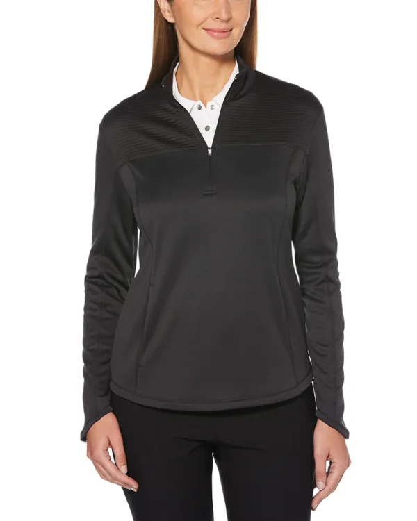 LADIES OTTOMAN FLEECE PULLOVER