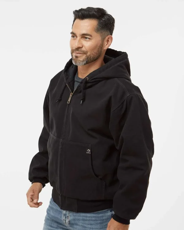 Men's Tall Cheyenne Boulder Cloth™ Hooded Jacket with Tricot Quilt Lining - 5020T