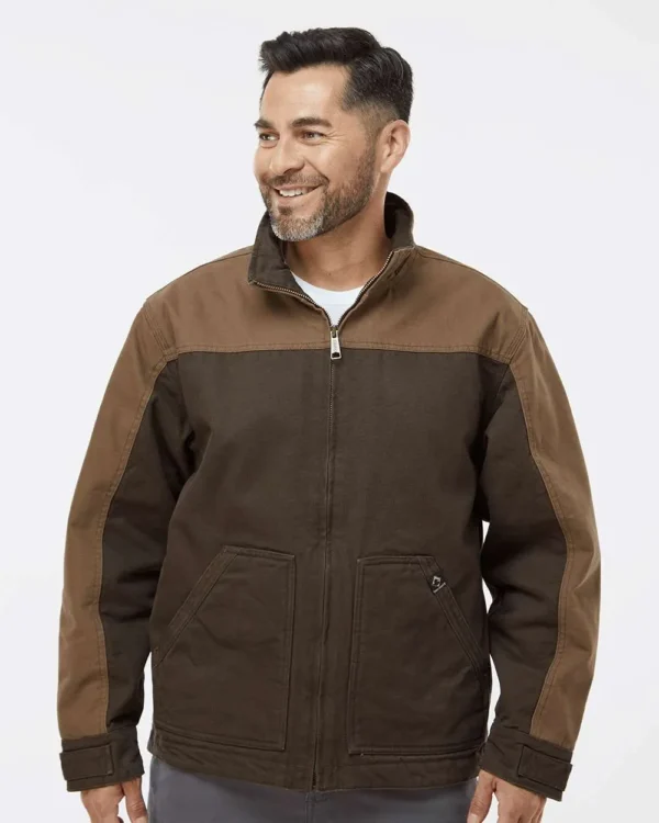 Men's Horizon Two-Tone Boulder Cloth™ Canvas Jacket Tall Size - 5089T
