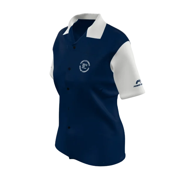 WOMEN'S BUTTON UP SS