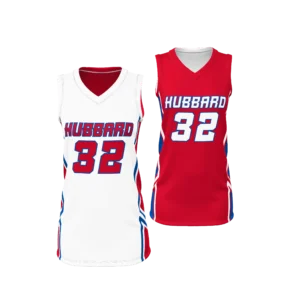 WOMEN´S/GIRLS BASKETBALL SINGLE PLY REVERSIBLE V-NECK