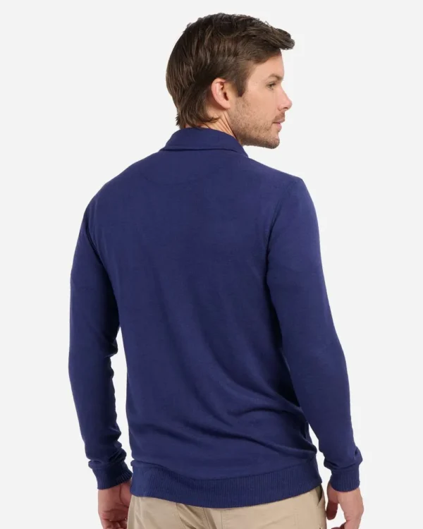 Men's Cuddle Sweater Polo - BM1101