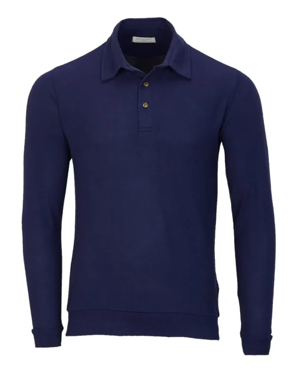 Men's Cuddle Sweater Polo - BM1101