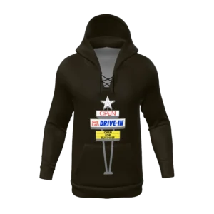 MEN'S LACE-UP HOODIE