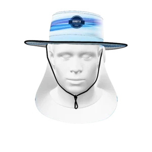 BUCKET SUN HAT WITH FLAP