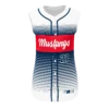 SOFTBALL FULL BUTTON SLEEVELESS