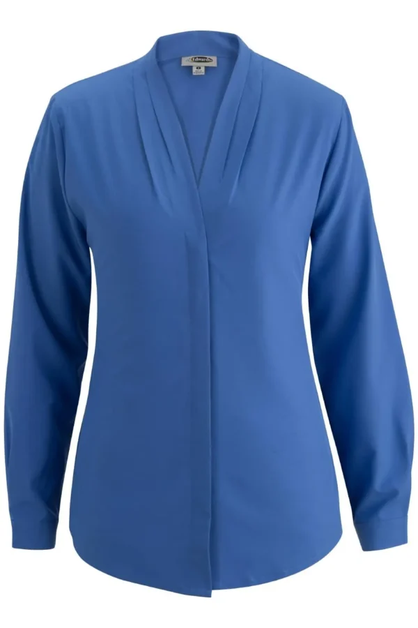V-NECK LADIES BLOUSE