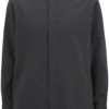 BANDED COLLAR BATISTE SHIRT