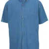 DENIM SHORT SLEEVE MENS SHIRT