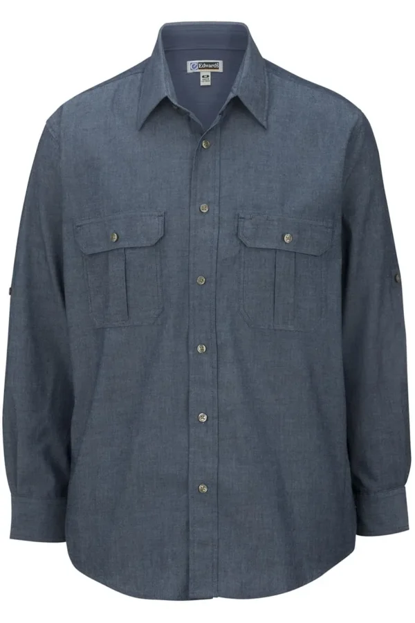 CHAMBRAY SHIRT - TWO POCKET