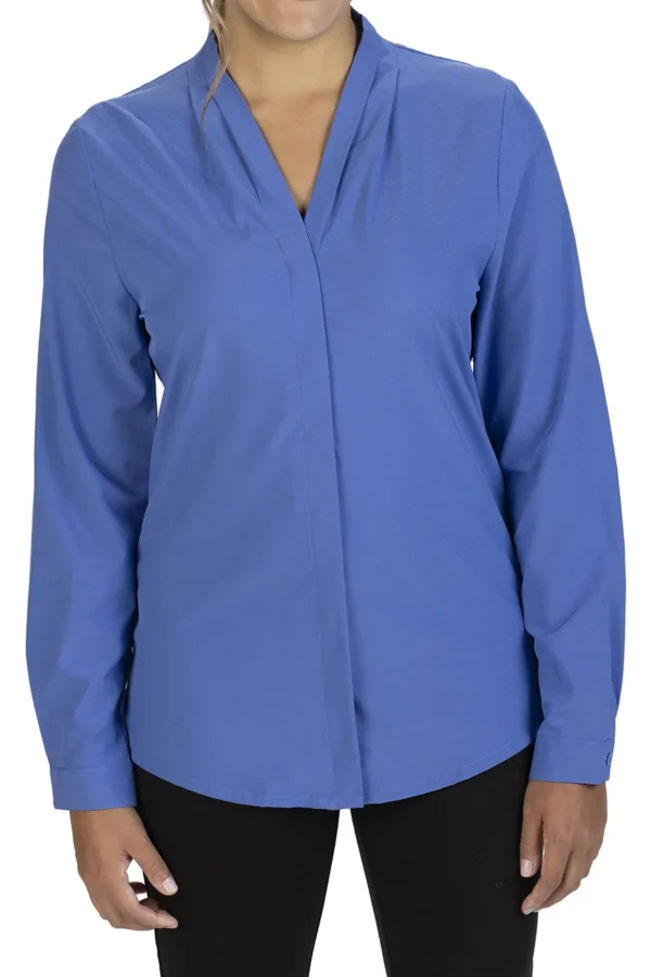 V-NECK LADIES BLOUSE