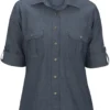 CHAMBRAY SHIRT with TWO POCKETS