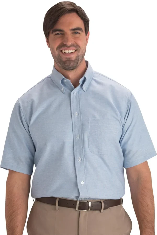 EASY CARE OXFORD SHORT SLEEVE MENS SHIRT