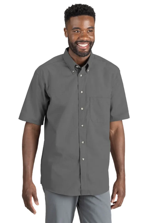 EASY CARE POPLIN SHORT SLEEVE MENS SHIRT