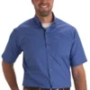 LIGHTWEIGHT POPLIN SHORT SLEEVE MENS SHIRT