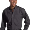 LIGHTWEIGHT POPLIN LONG SLEEVE MENS SHIRT