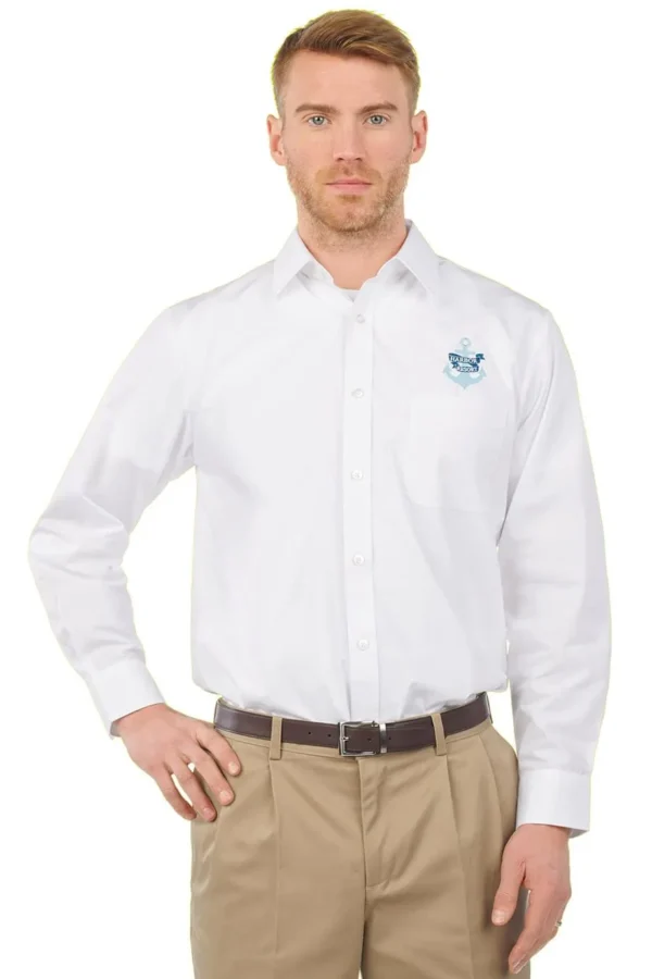 ESSENTIAL BROADCLOTH LONG SLEEVE MENS SHIRT