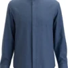 MENS FLEXBATISTE BANDED COLLAR SHIRT