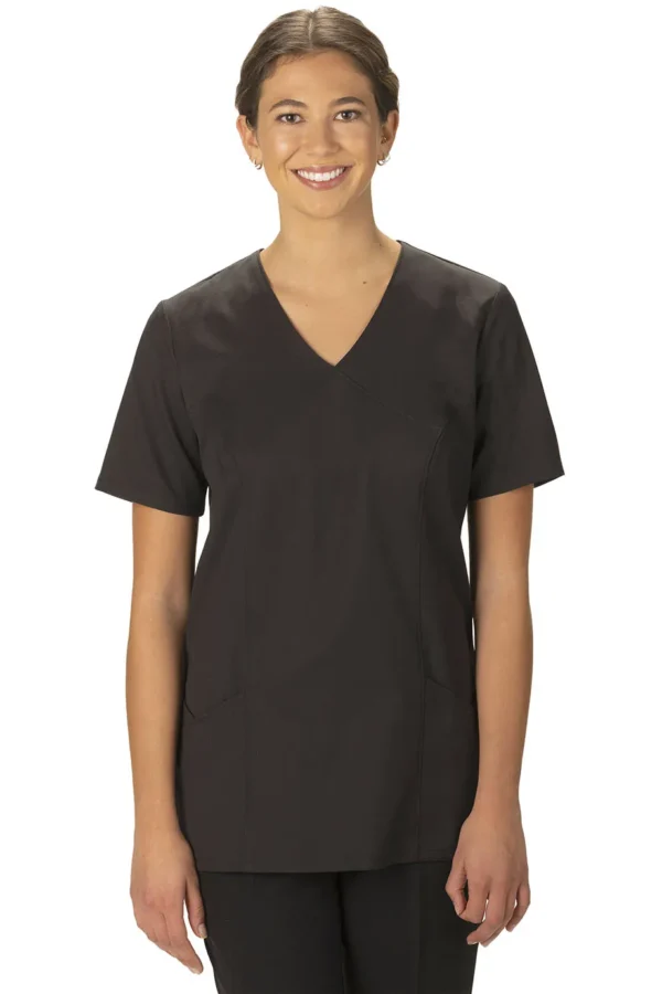 SORRENTO POWER STRETCH MOCK WRAP TUNIC