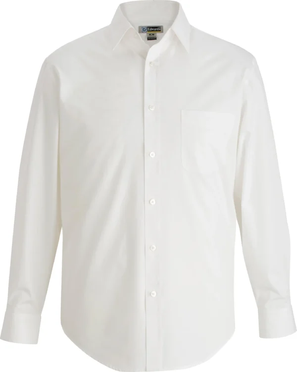 ESSENTIAL BROADCLOTH LONG SLEEVE MENS SHIRT