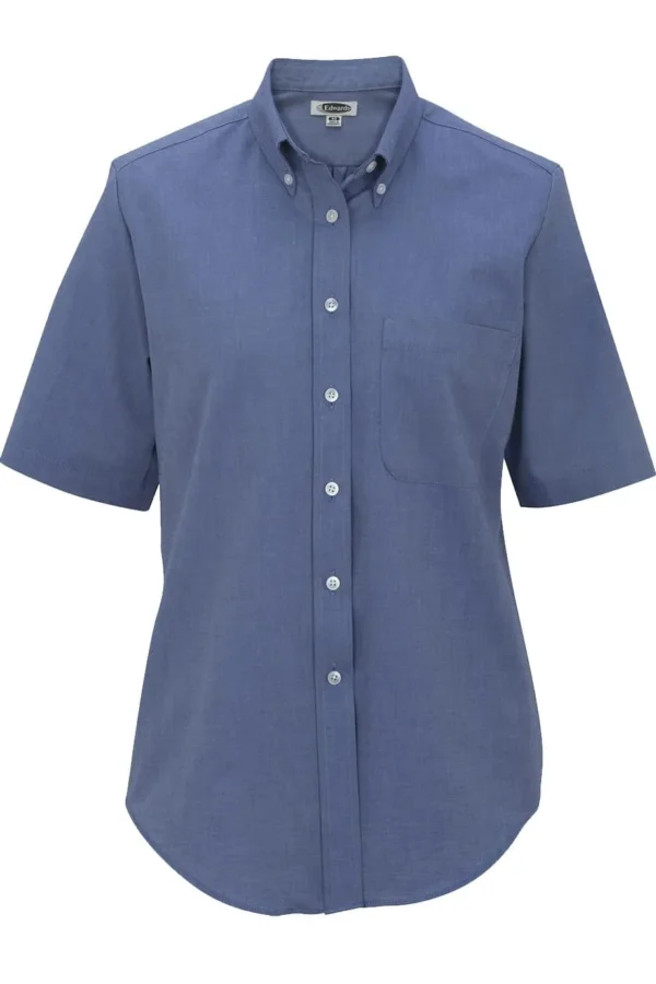 imageye___-_imgi_14_5027_061 EASY CARE OXFORD SHORT SLEEVE LADIES SHIRT