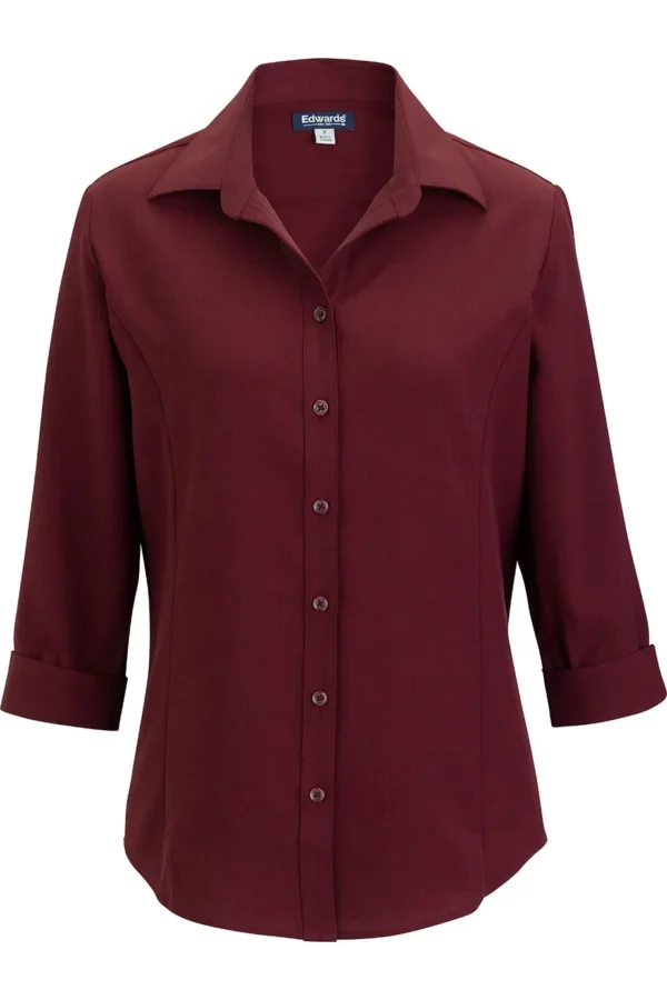Ladies’ ¾ Sleeve FlexBatiste Blouse