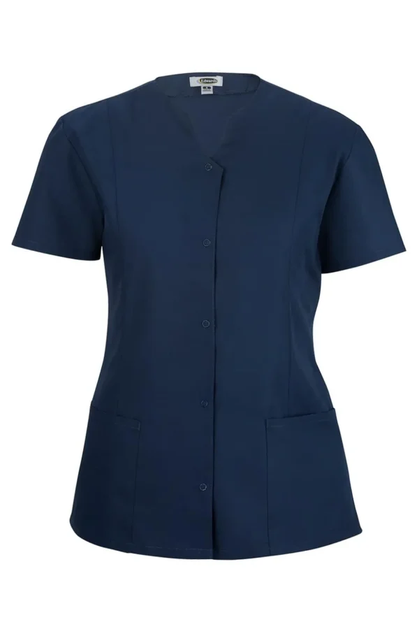 imageye___-_imgi_14_7889_411 ESSENTIAL SNAP-FRONT HOUSEKEEPING SMOCK