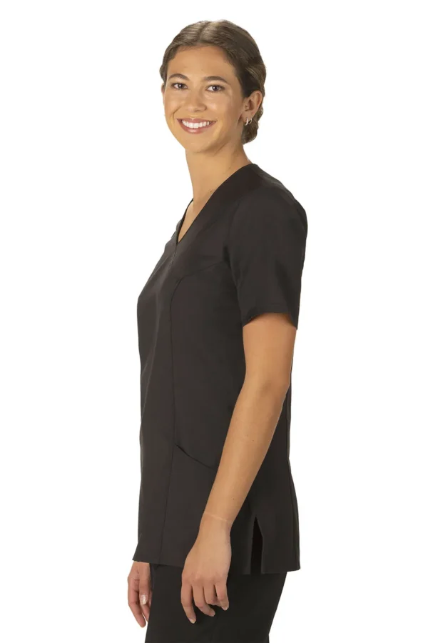 SORRENTO POWER STRETCH MOCK WRAP TUNIC