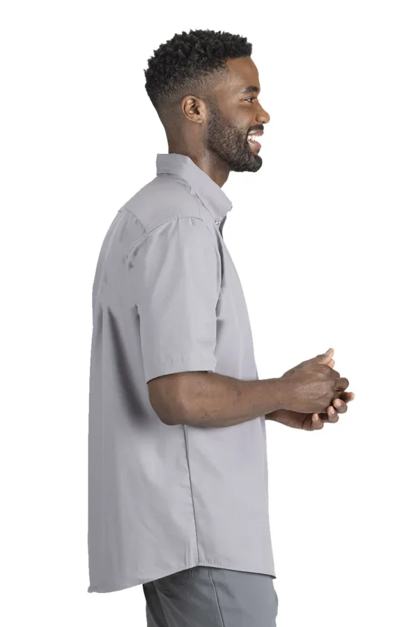 EASY CARE POPLIN SHORT SLEEVE MENS SHIRT