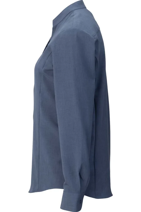 Ladies’ FlexBatiste Stand-Up Collar Shirt