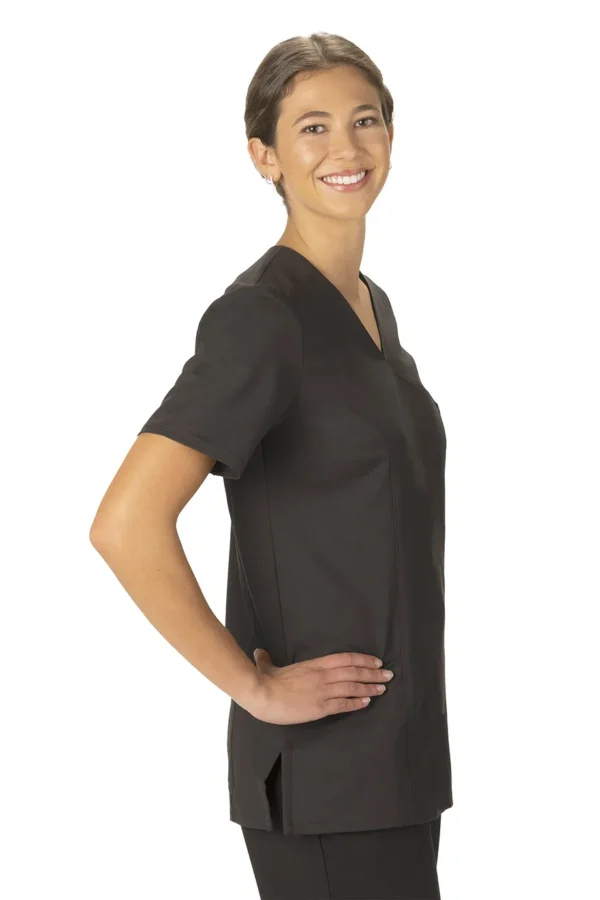 SORRENTO POWER STRETCH MOCK WRAP TUNIC