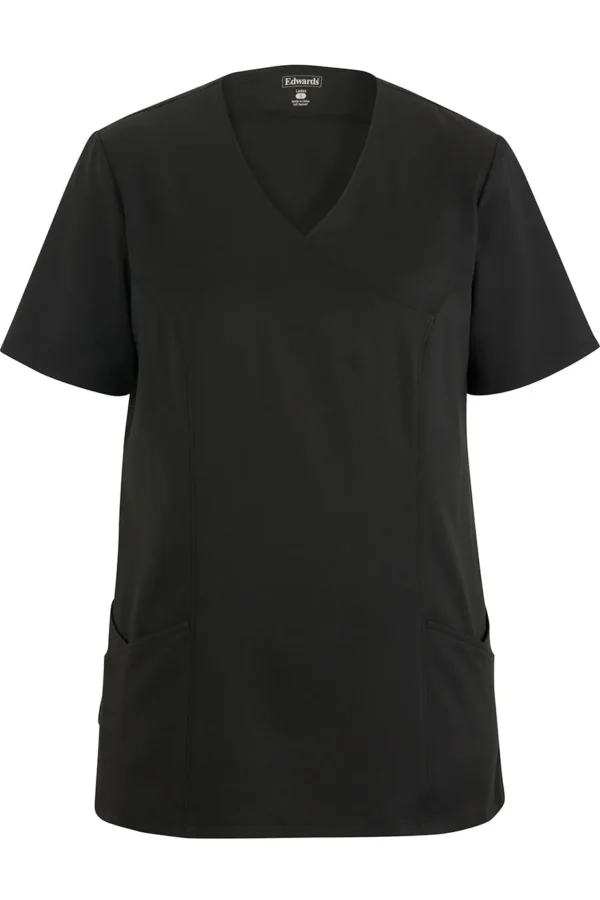 SORRENTO POWER STRETCH MOCK WRAP TUNIC