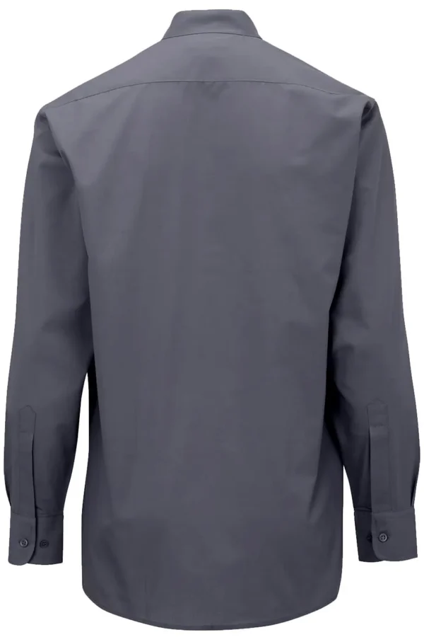 BANDED COLLAR MENS SHIRT