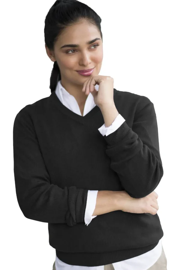 ESSENTIAL V-NECK ACRYLIC SWEATER