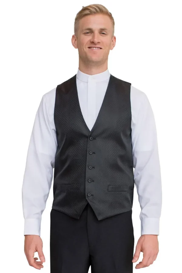 DIAMOND BROCADE VEST